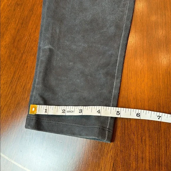 Helmut Lang Real Suede Leggings | Stretch Leather Pants | Designer Luxury - Picture 11 of 11